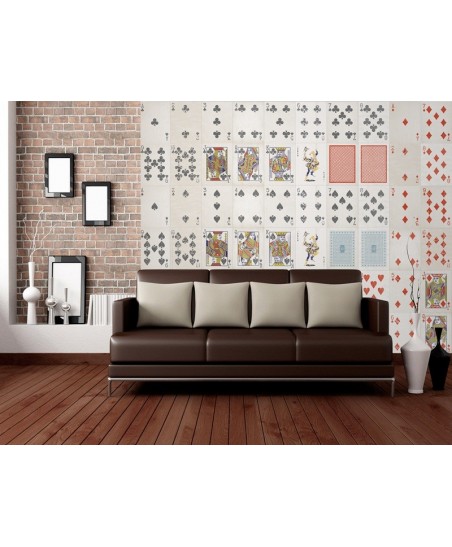 Painel decorativo collage cards