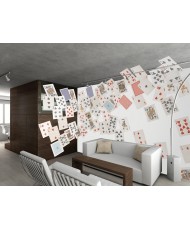 Painel decorativo collage cards