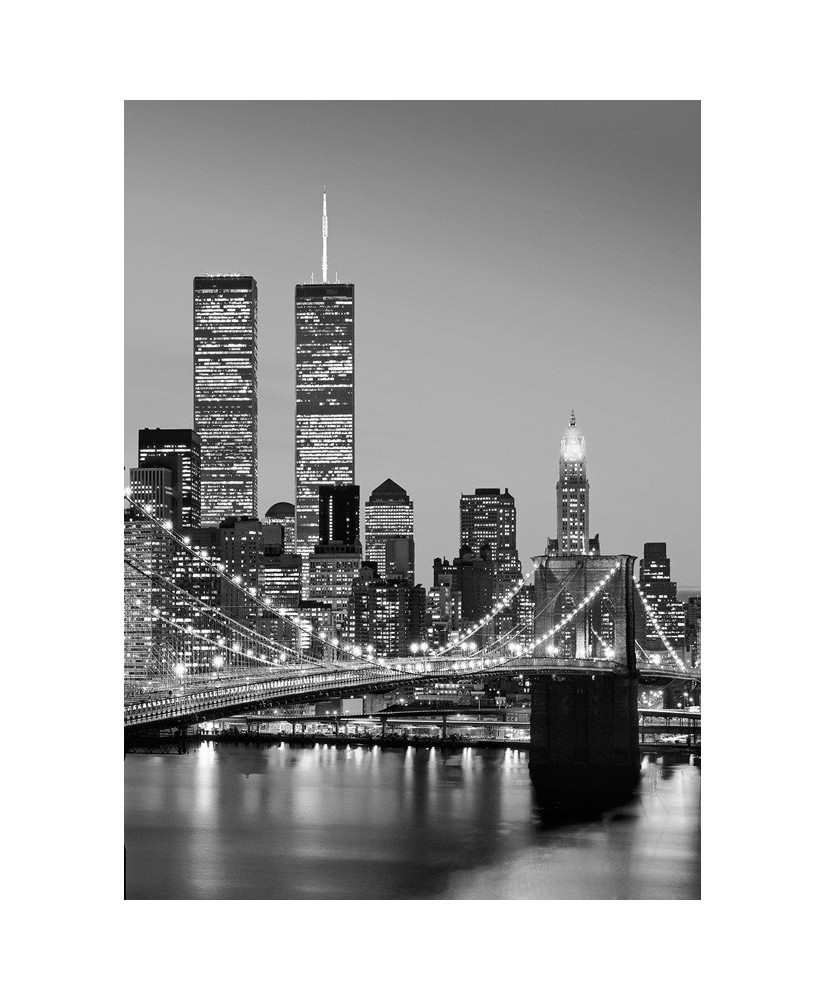 Painel MANHATTAN SKYLINE AT NIGHT