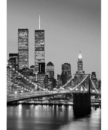 Painel MANHATTAN SKYLINE AT NIGHT