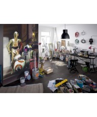 Painel decorativo Star Wars Three Droids