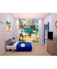 Painel Infantil PIRATE AND TREASURE