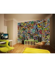 Painel decorativo collage volkswagen