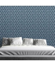 Papel Parede Hexagone
