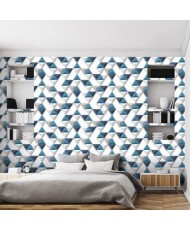 Papel Parede Hexagone