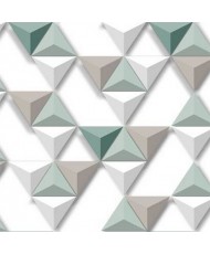 Papel Parede Hexagone