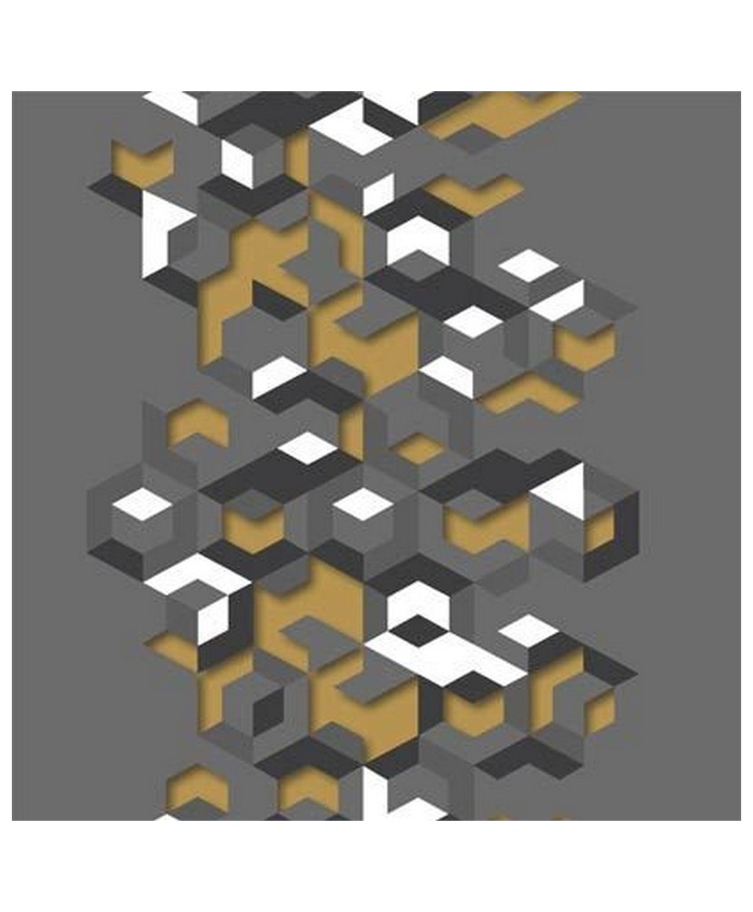 Papel Parede Hexagone