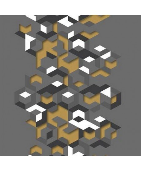 Papel Parede Hexagone
