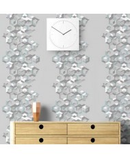 Papel Parede Hexagone