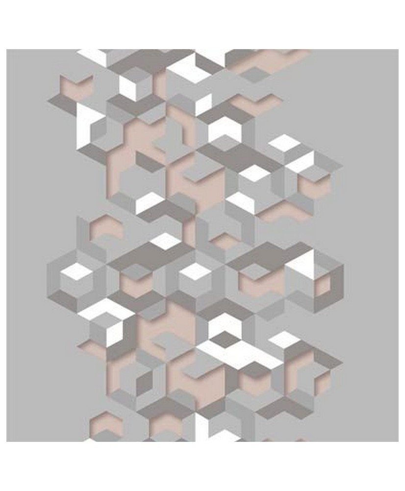 Papel Parede Hexagone