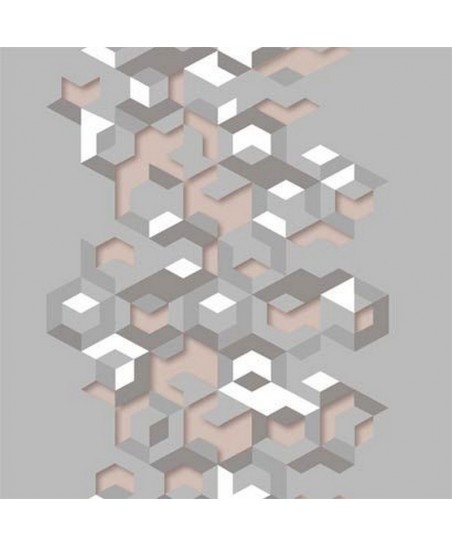 Papel Parede Hexagone