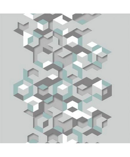 Papel Parede Hexagone