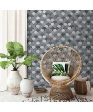 Papel Parede Hexagone