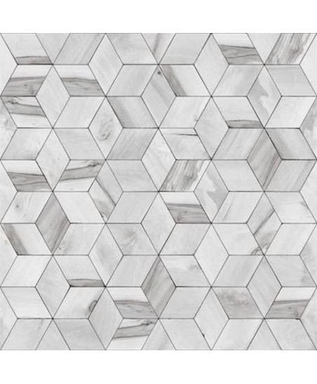 Papel Parede Hexagone