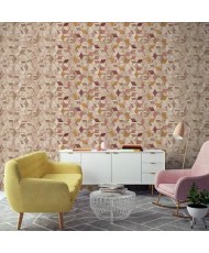 Papel Parede Hexagone