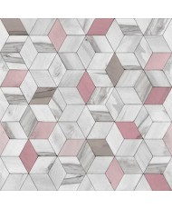 Papel Parede Hexagone