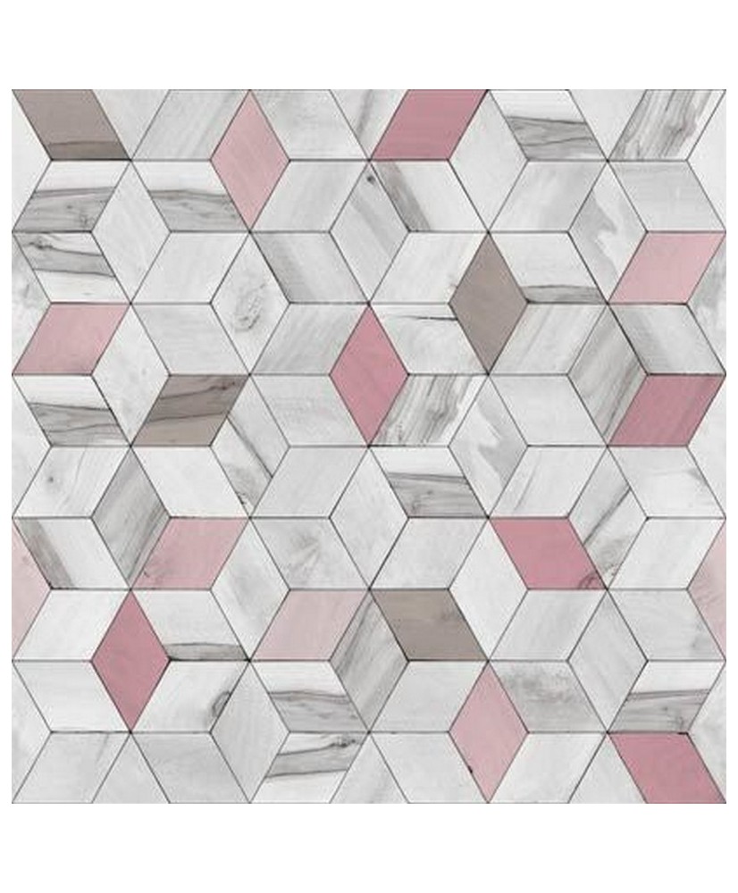 Papel Parede Hexagone