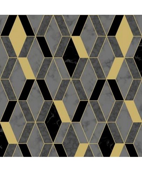 Papel Parede Hexagone