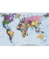 Painel decorativo World Map