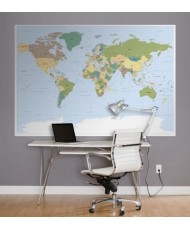 Painel decorativo Worldmap