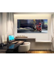 Painel decorativo SPIDERMAN ON BIKE