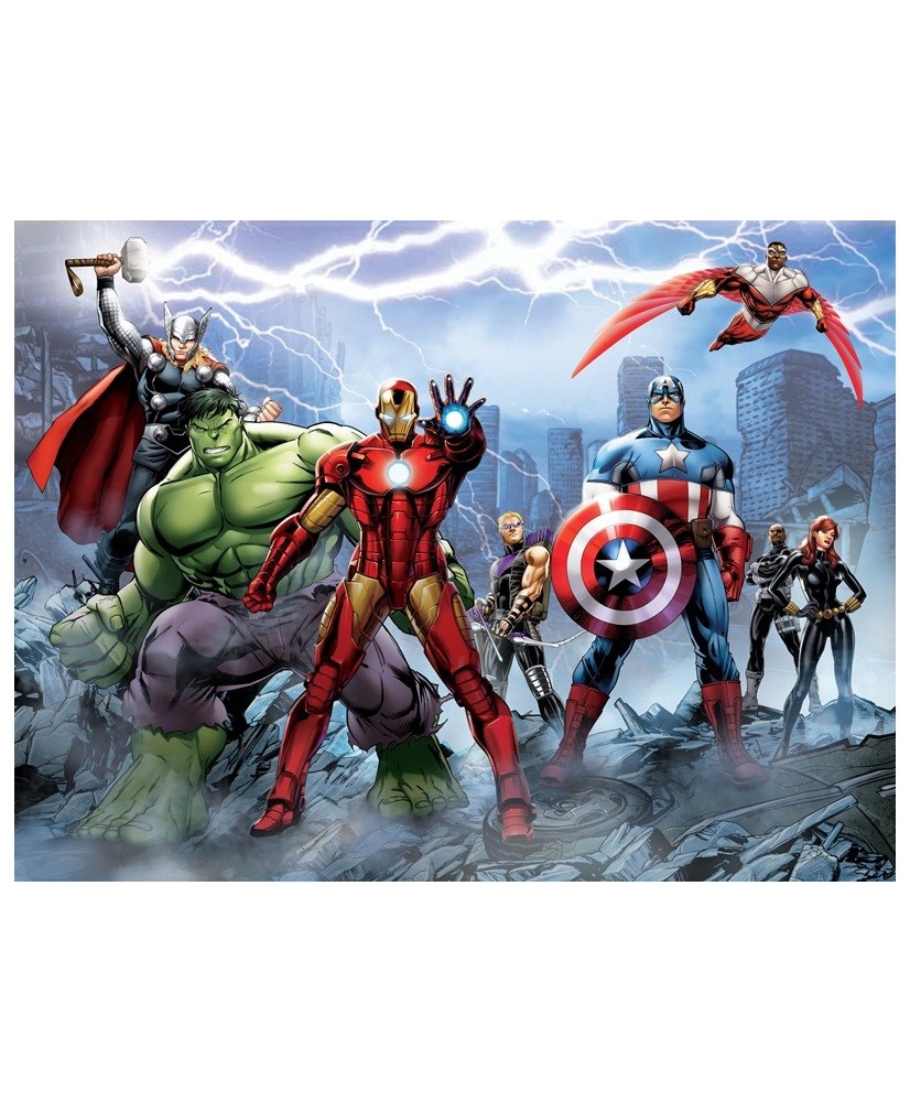 Painel decorativo AVENGERS DESTRUCTION