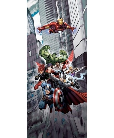 Painel decorativo AVENGERS FLYING